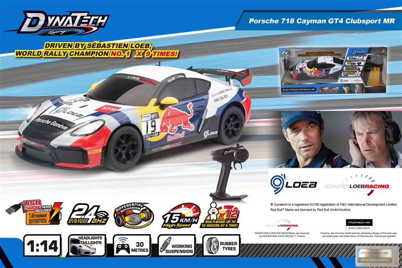 RC automobilis Porsche 718 DHTRC10479B