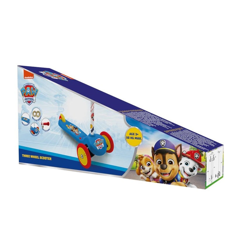 Vaikiškas paspirtukas Paw Patrol, mėlyna