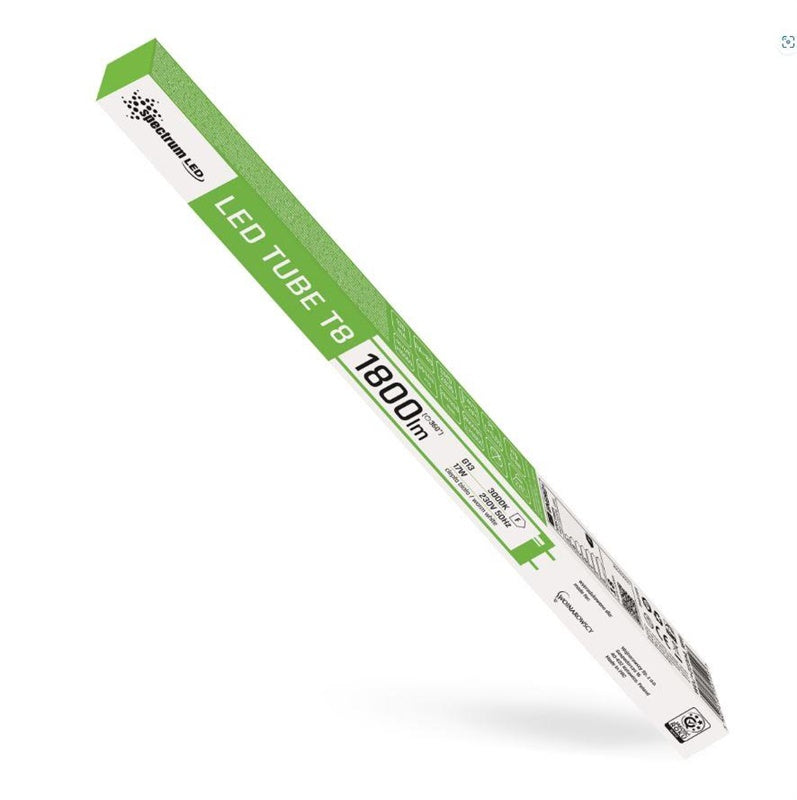 LEMPUTĖ SPECTRUM LED G13 T8 17W 1900LM 4000K 120CM