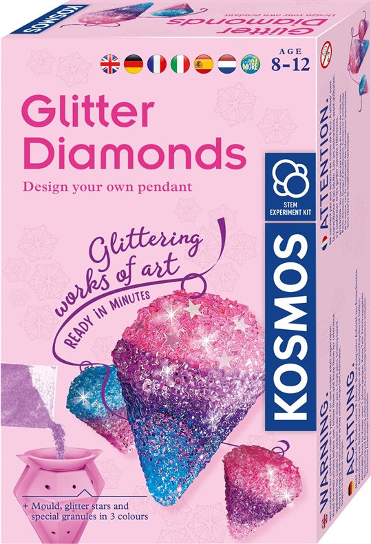 Kristalų auginimo rinkinys Kosmos Glitter Diamonds 1KS616946