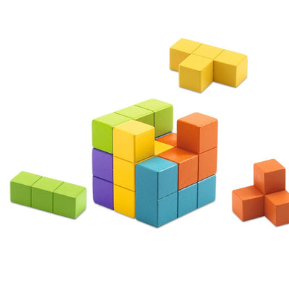 Zestaw do tworzenia drewnianych figur Djeco Cubissimo