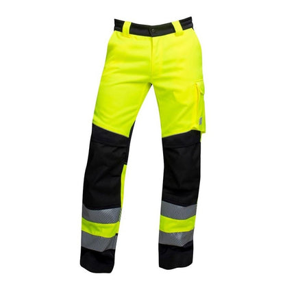 Spodnie robocze Ardon Hi-viz Signal, czarno-żółte, 56