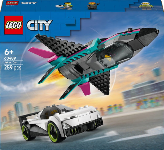 Konstruktor LEGO® City Odrzutowiec wyścigowy 60489, 259el.