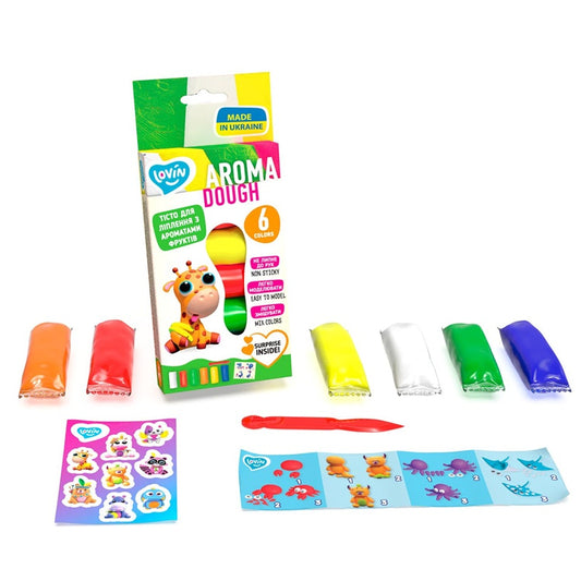Modelling Clay Lovin Aroma Dough ETC41017, assorted colours