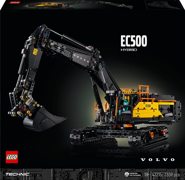 LEGO® Technic Koparka hybrydowa Volvo EC500 42215, 2359 elementów