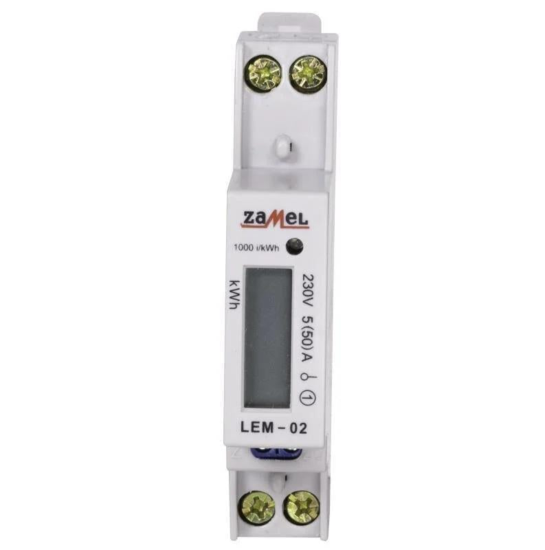 LICZNIK ENERGII ELEKTRYCZNEJ CYFROWY 1F LEM-02