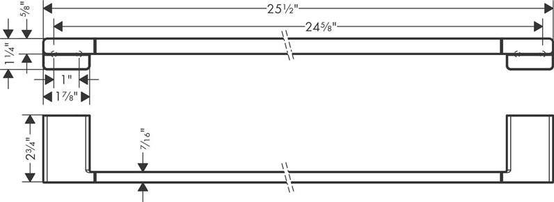 Wieszak na ręczniki ADDSTORIS Q HG CHROM
