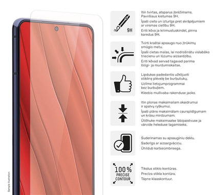 Szkło ochronne do telefonu Toti Galaxy S24 FE, 9H, 6.7 "