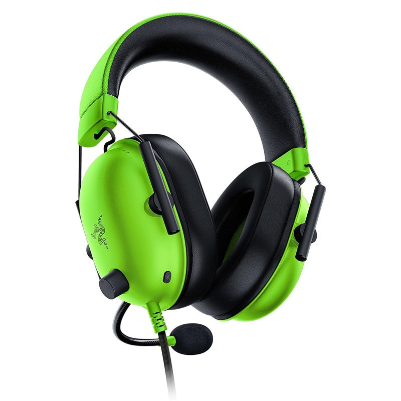 Žaidimų ausinės su lankeliu Razer BlackShark, žalios