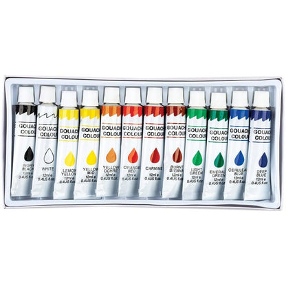 GUAŠAS METAL TŪBELĖSE 12VNTX12ML 83551