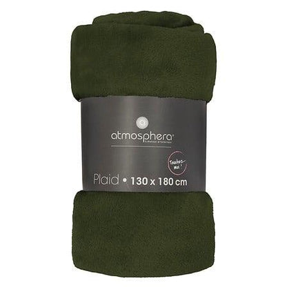 Koc Atmosphera 156047K, naturalny zielony, 130 cm x 180 cm