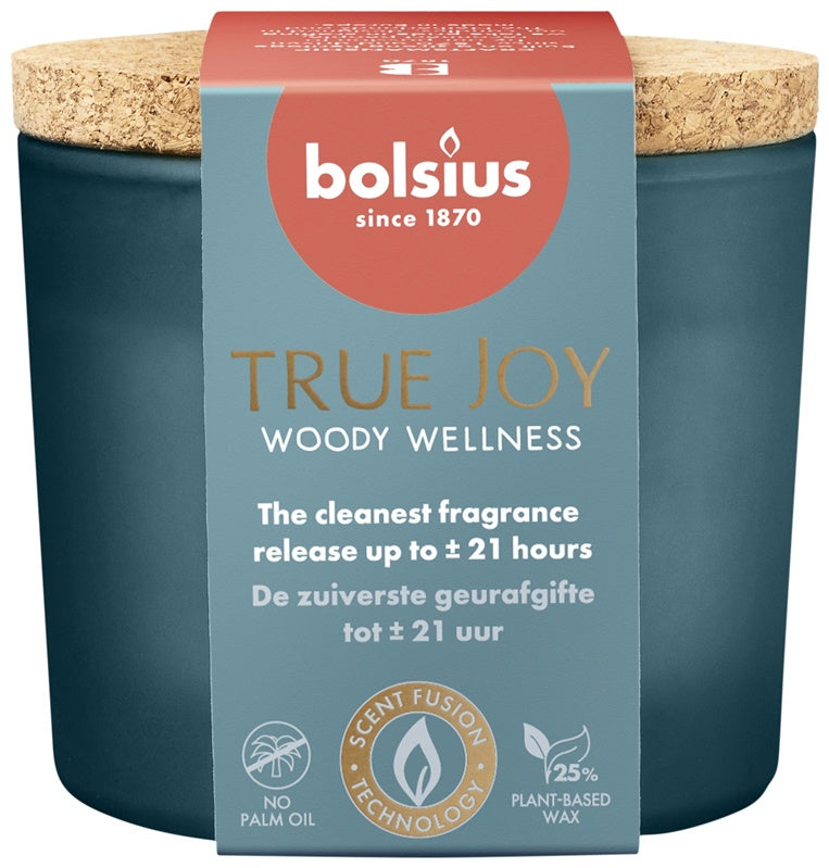 Žvakė, aromatinė Bolsius TRUE JOY Woody Wellness, 21 h