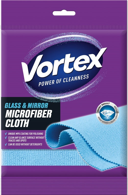 Ściereczka Vortex Glass & Mirror, niebieska