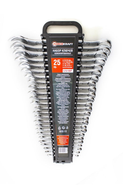 Kombinuotų raktų komplektas WMC TOOLS  5261MP 25 vnt