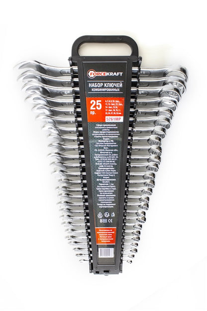 Kombinuotų raktų komplektas WMC TOOLS  5261MP 25 vnt