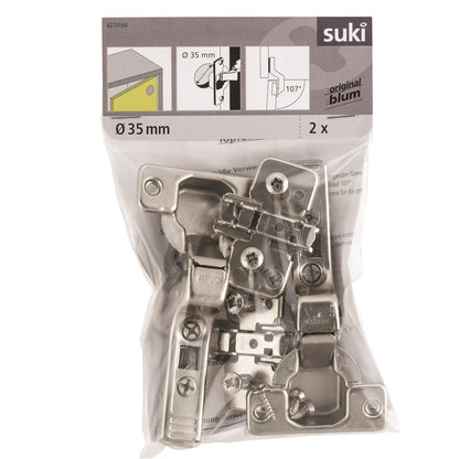 ZAWIAS VIDI CLIP SOFT CLOSE D35 107 2SZT
