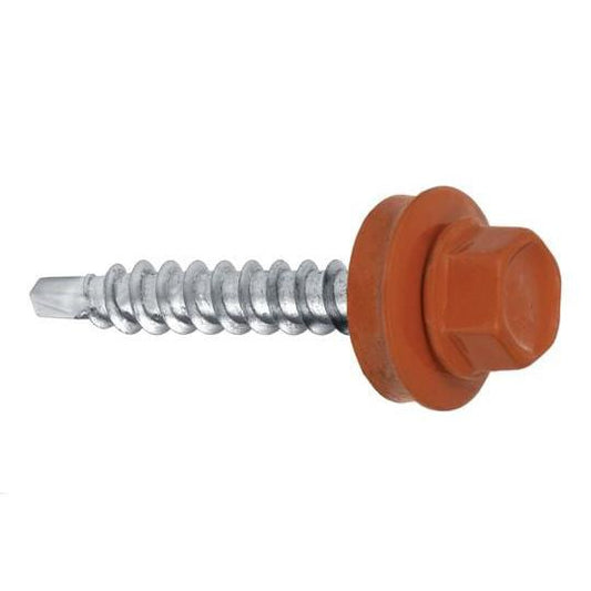 Wkręt samowiercący Wkret-Met WFD, RAL8004, 4.8 mm x 25 mm, 250 szt.