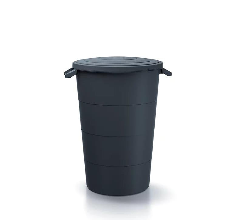 Lauko šiukšliadėžė Prosperplast IDSM80U-S411, juoda, 80 l