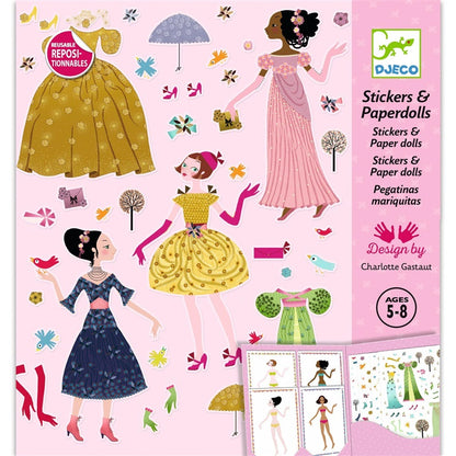 Zestaw do robienia papierowych figurek Djeco Dressing