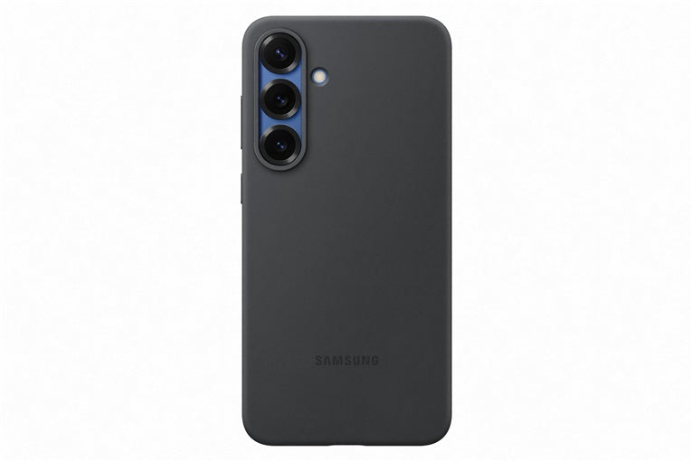 Etui na telefon Samsung Silicone, Galaxy S25 Plus, czarne