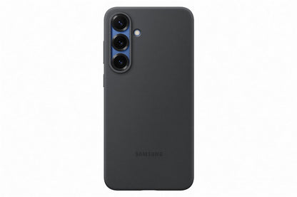 Etui na telefon Samsung Silicone, Galaxy S25 Plus, czarne