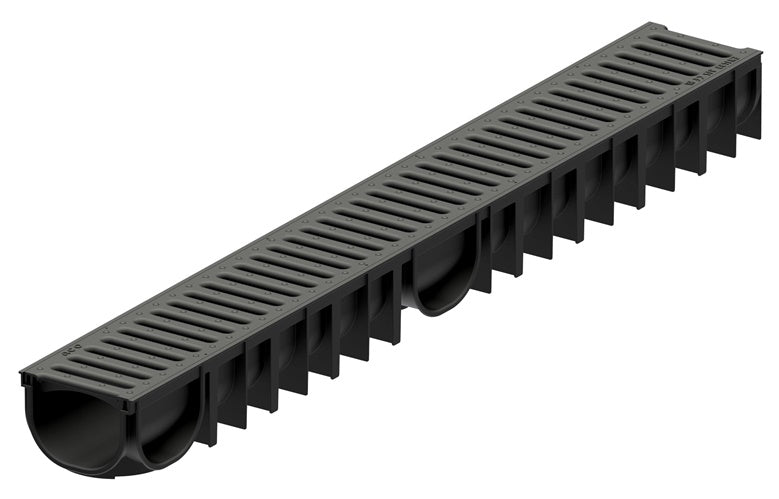 Kanał odwadniający z rusztem plastikowym Easyline Aco, A15, 1 m