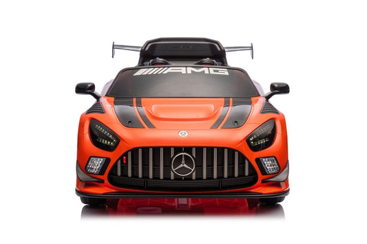 Vaikiškas elektromobilis Mercedes AMG GT3, juoda/oranžinė