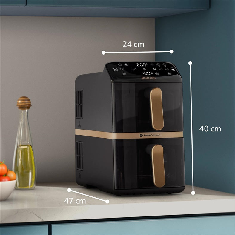 Karšto oro gruzdintuvė Philips 4000 serija NA462/80,10 l