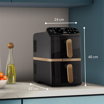 Karšto oro gruzdintuvė Philips 4000 serija NA462/80,10 l