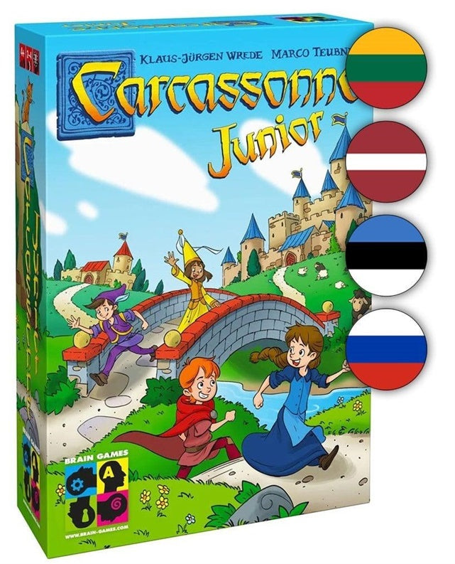 Stalo žaidimas Brain Games Carcassonne Junior BRG#CCJR