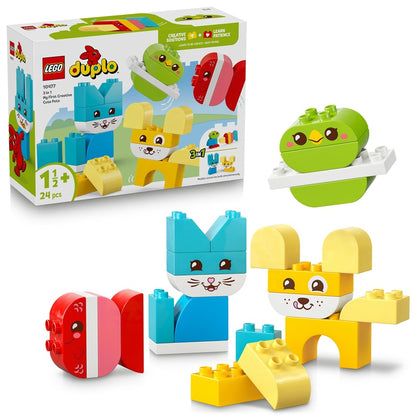 Konstruktorius LEGO® DUPLO® „3 in 1“ gyvūnėliai 10477, 24vnt