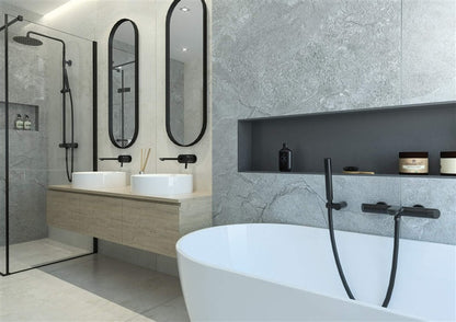Bateria wannowa Deante Arnika BQA_N10M, czarna