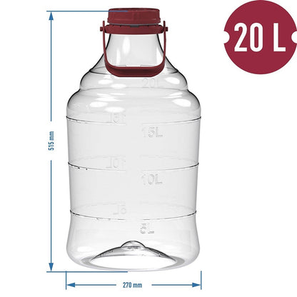 TALPA FERMENTACIJAI PLASTIKINĖ 20L