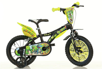Rower dziecięcy Dino Bikes 616-DSA, czarny/zielony