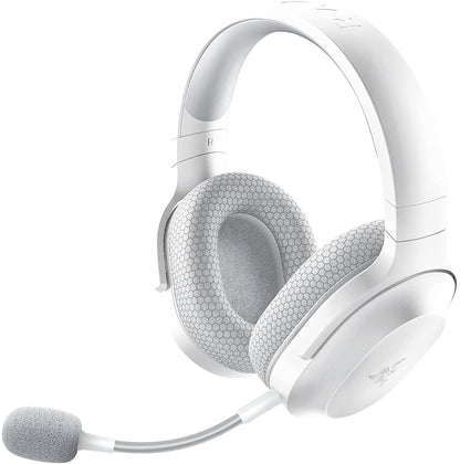 Žaidimų ausinės Razer Barracuda X Mercury, baltos
