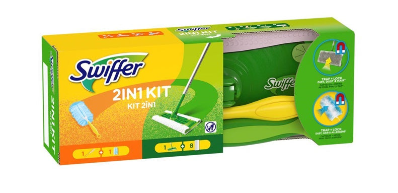 Zestaw do czyszczenia podłóg Swiffer, plastik/poliester