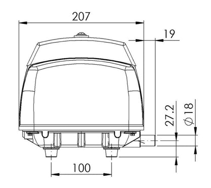 Orapūtė Airmac DB80, 89 W