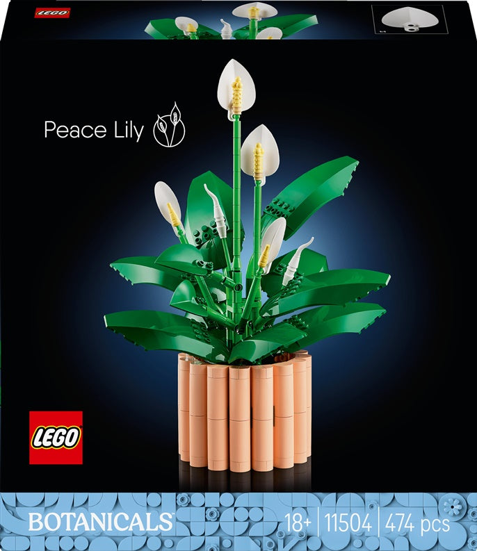 Konstruktor LEGO® Botaniczna Roślina Spathiphyllum 11504, 474 elementy.