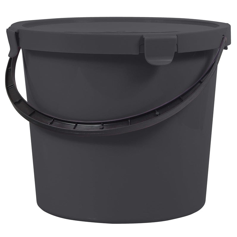 Wiadro Plast Team, 10 l, szare