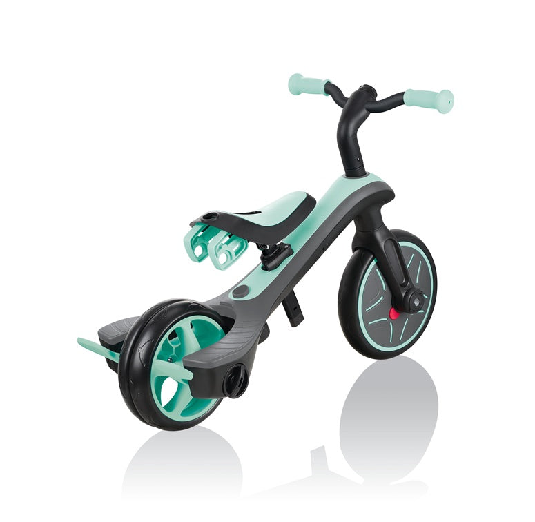 Triratukas Globber Explorer 4 in 1, žalias