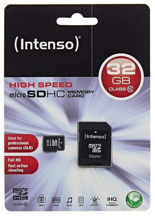 KORTELĖ ATMINTIES INTENSO MICRO SDHC 32 GB
