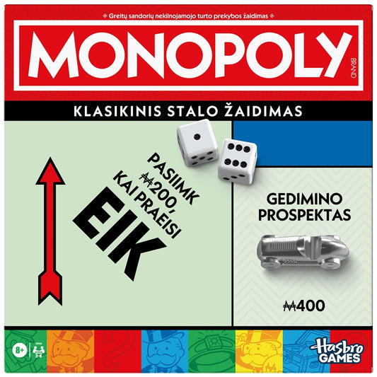 Stalo žaidimas Hasbro Monopoly G0009LIT