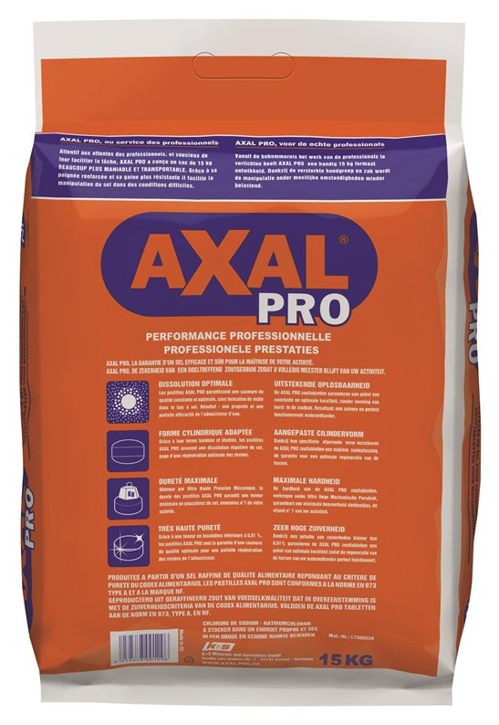 Druskos tabletės Axal Pro, 15 kg