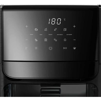 Frytkownica beztłuszczowa Electrolux EAF12B, czarna, 1800 W