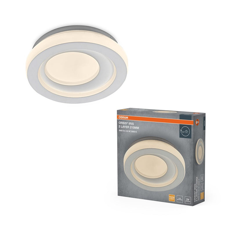 Šviestuvas lubų Osram, LED, 24W, 3000K, 1000lm, Ø215