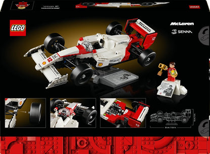 Konstruktorius LEGO Icons McLaren MP4/4 ir Ayrton Senna