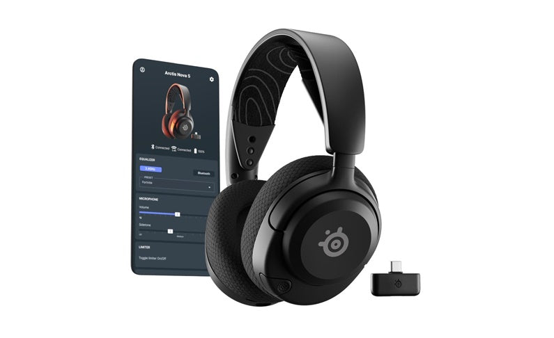 Słuchawki bezprzewodowe Steelseries Arctis Nova 5, czarne