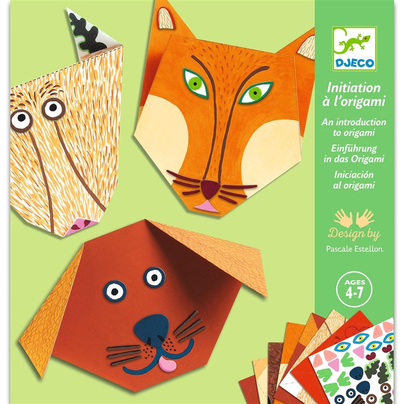 Zestaw do robienia papierowych figurek Djeco origami animals