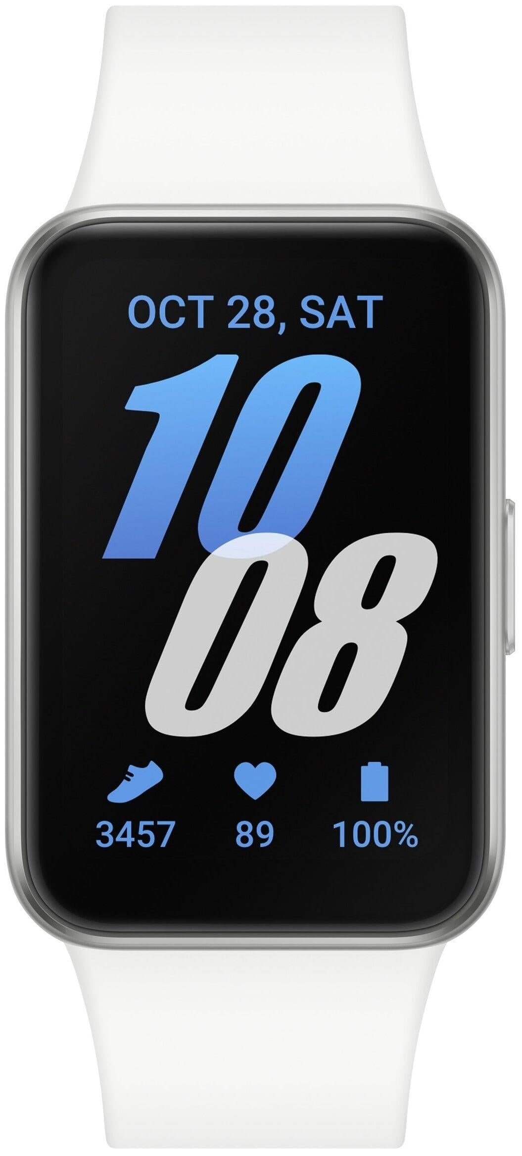 Išmanusis laikrodis Samsung Galaxy Fit3 SM-R390NZAAE sidabro