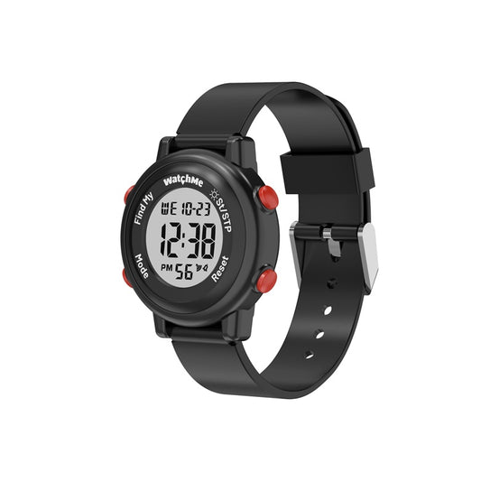 ZEGAREK CYFROWY SPONGE WATCHME CZARNY